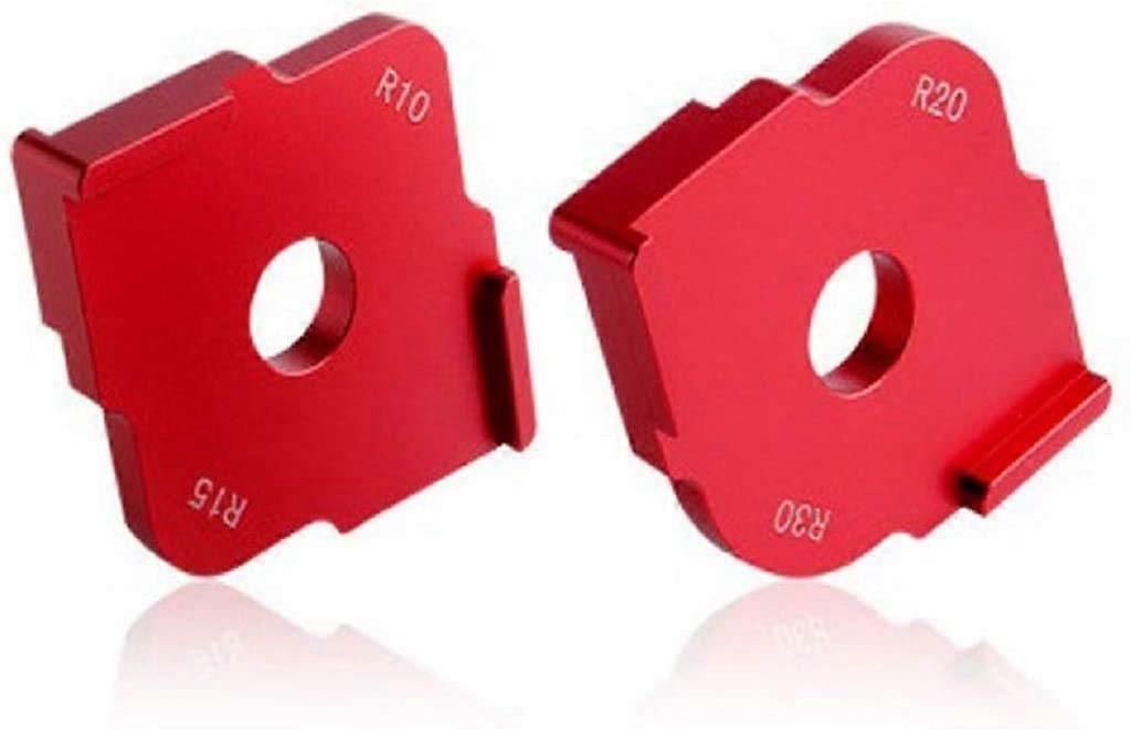 2kpl alumiiniseos kulmajigit R10 R15 R20 R30 puuntyöstökulma jigit pyöreät puusepäntyökalut