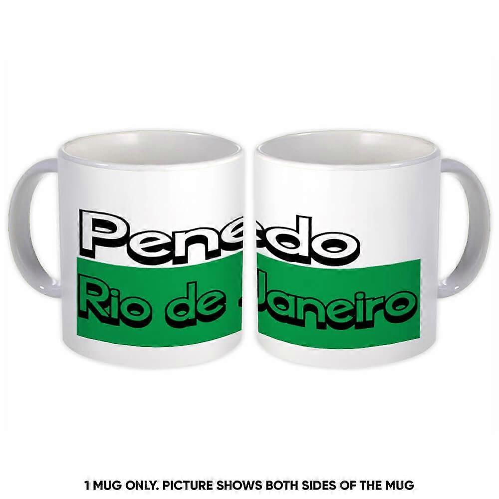 Gift Mug: Penedo Rio de Janeiro Rectangle