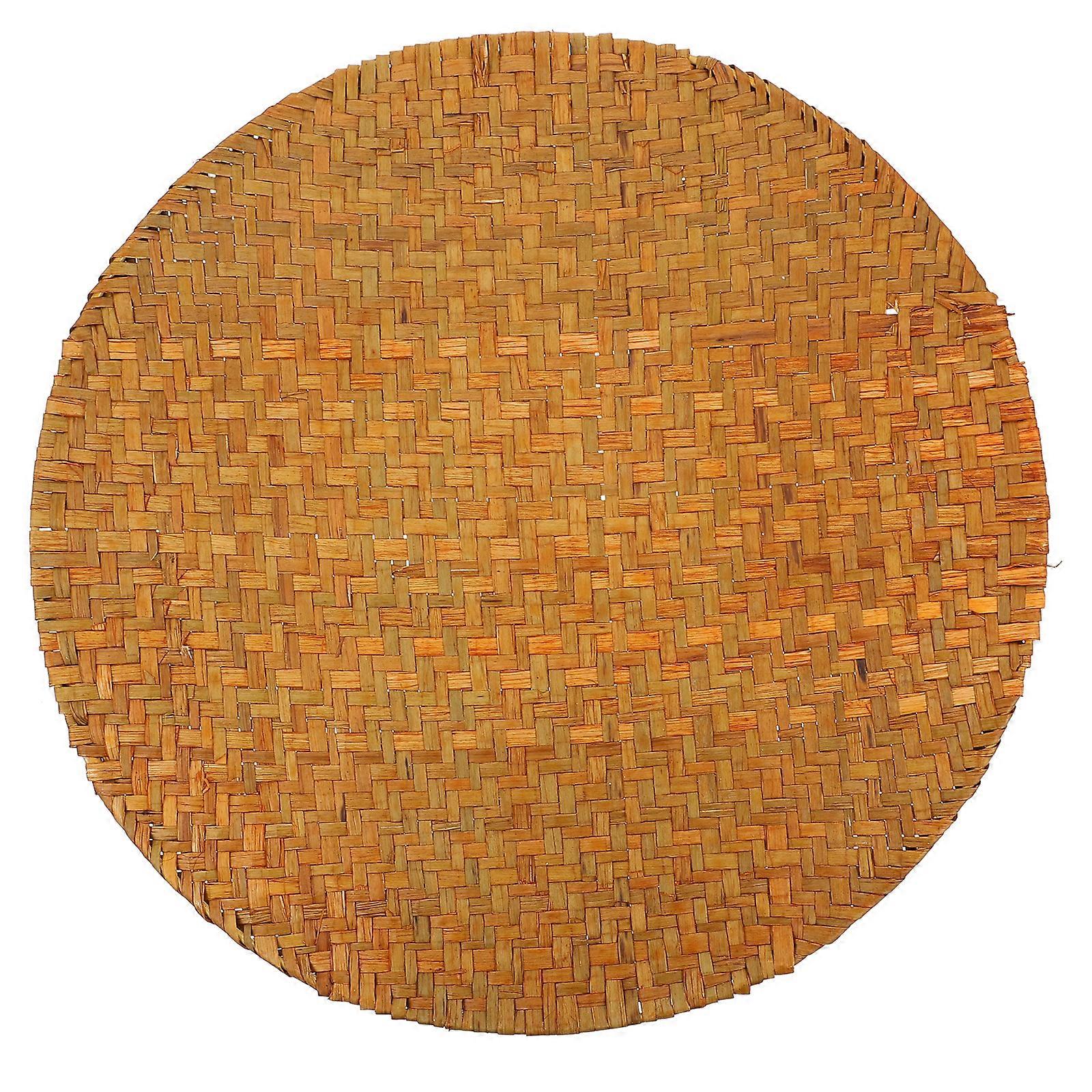 1pc Home Use Weaving Craft Placemat Decorative Table Mat Dining Table Mat
