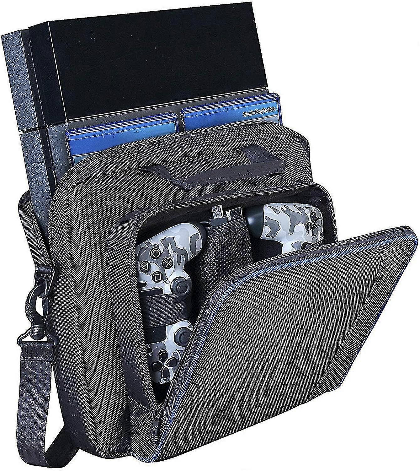 Carrying Case For Ps4 Console/controller/accessories, Travel Shoulder Messenger Handbag