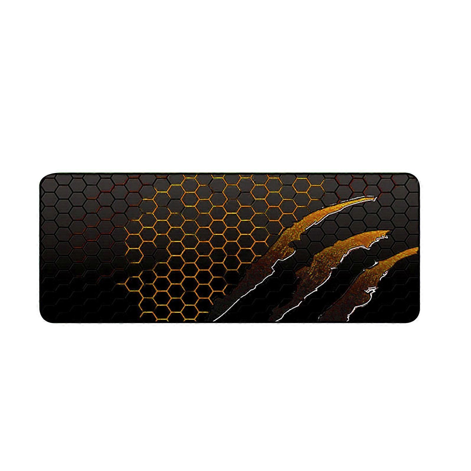 Mouse Pad Thicken Honeycomb Design Waterproof Sweatproof Non-slip Carpet Large Game Keyboard Mouse Mat Computer Accessories QingHai