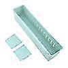 Narrow Type Pp Plastic Waterproof Adjustable Drawer Storage Divide Box Tool,green