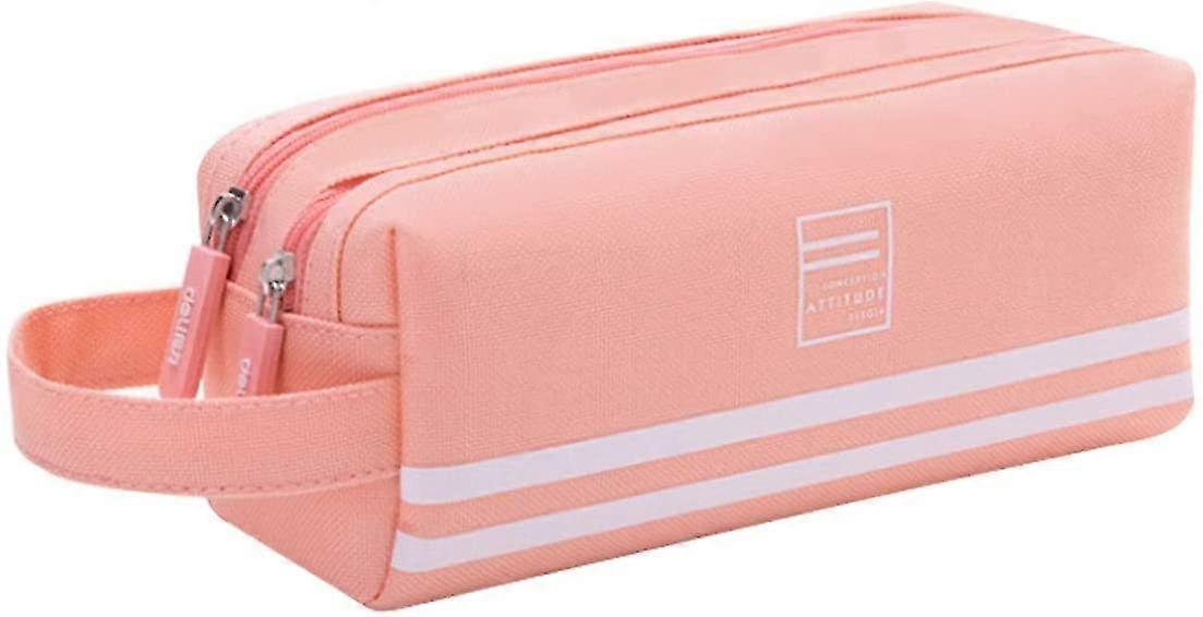 Large Capacity Pencil Case-pink
