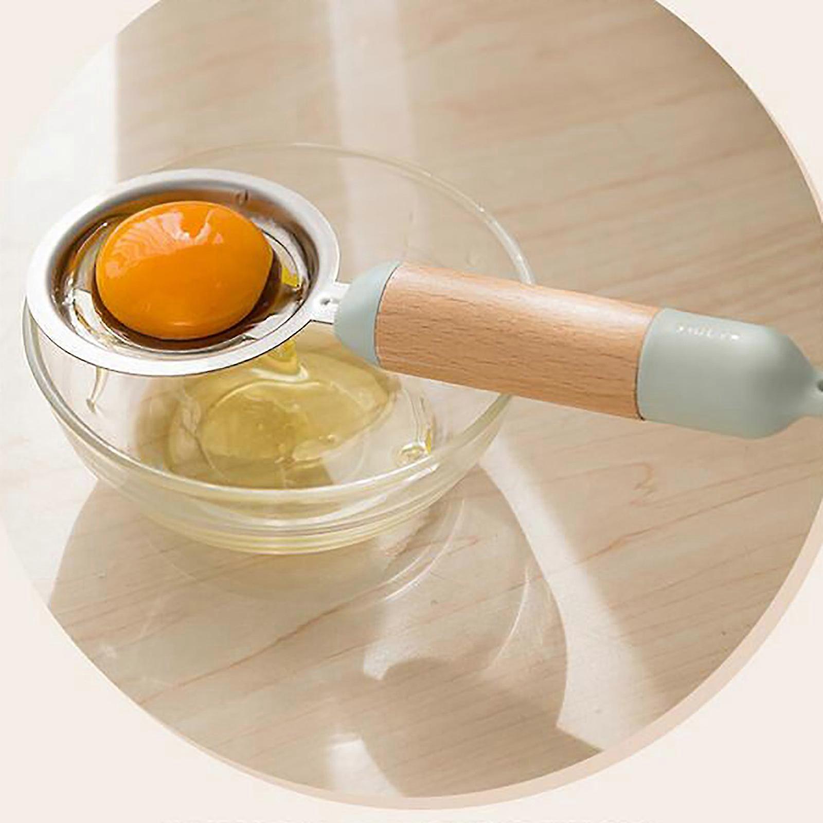 Eggs Separator Sifting Kitchen Gadget Plastic Filter Sieve Divider Holder