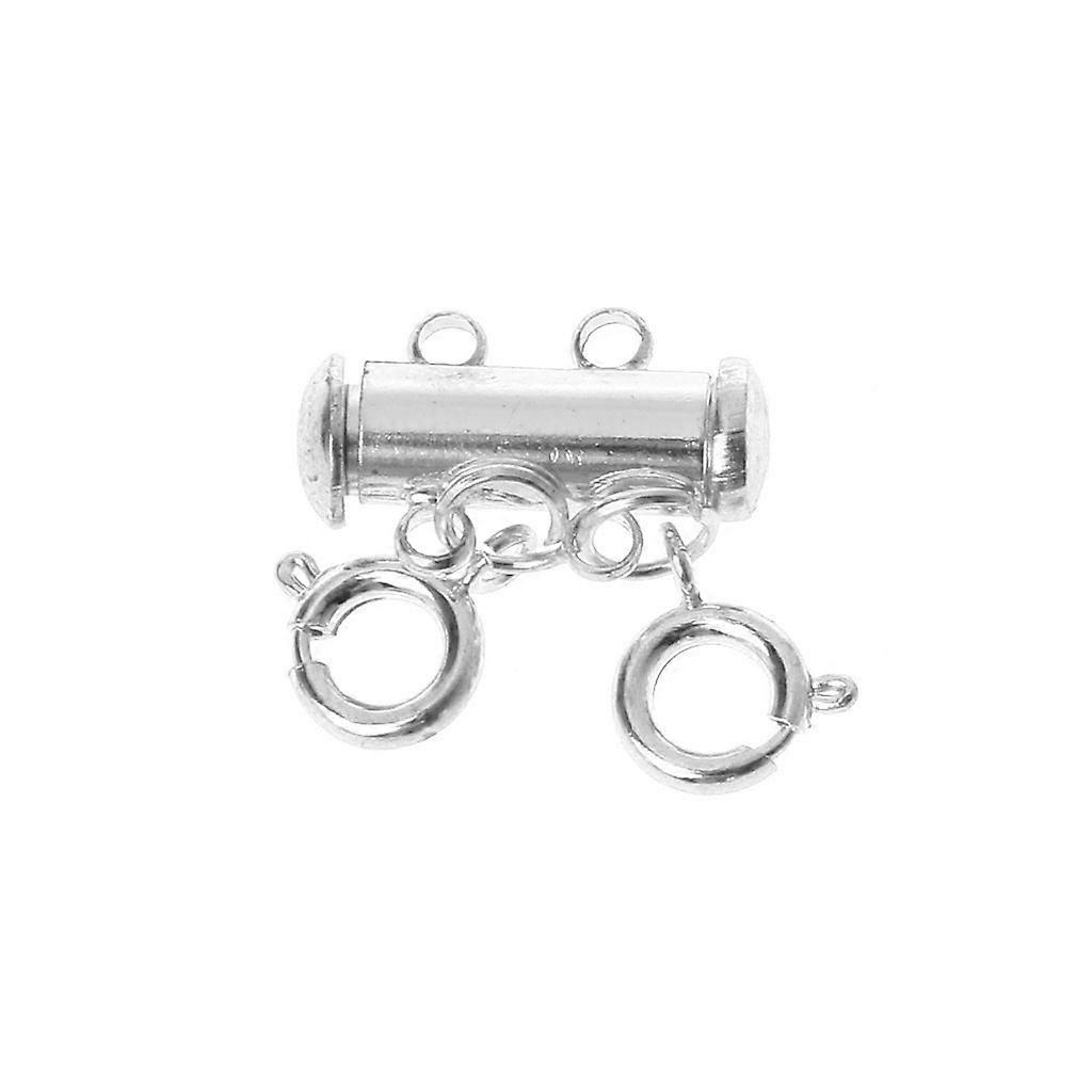 Colliers à fermoir magnétique Tube Lock Connecteurs de bijoux à verrouillage multicouche