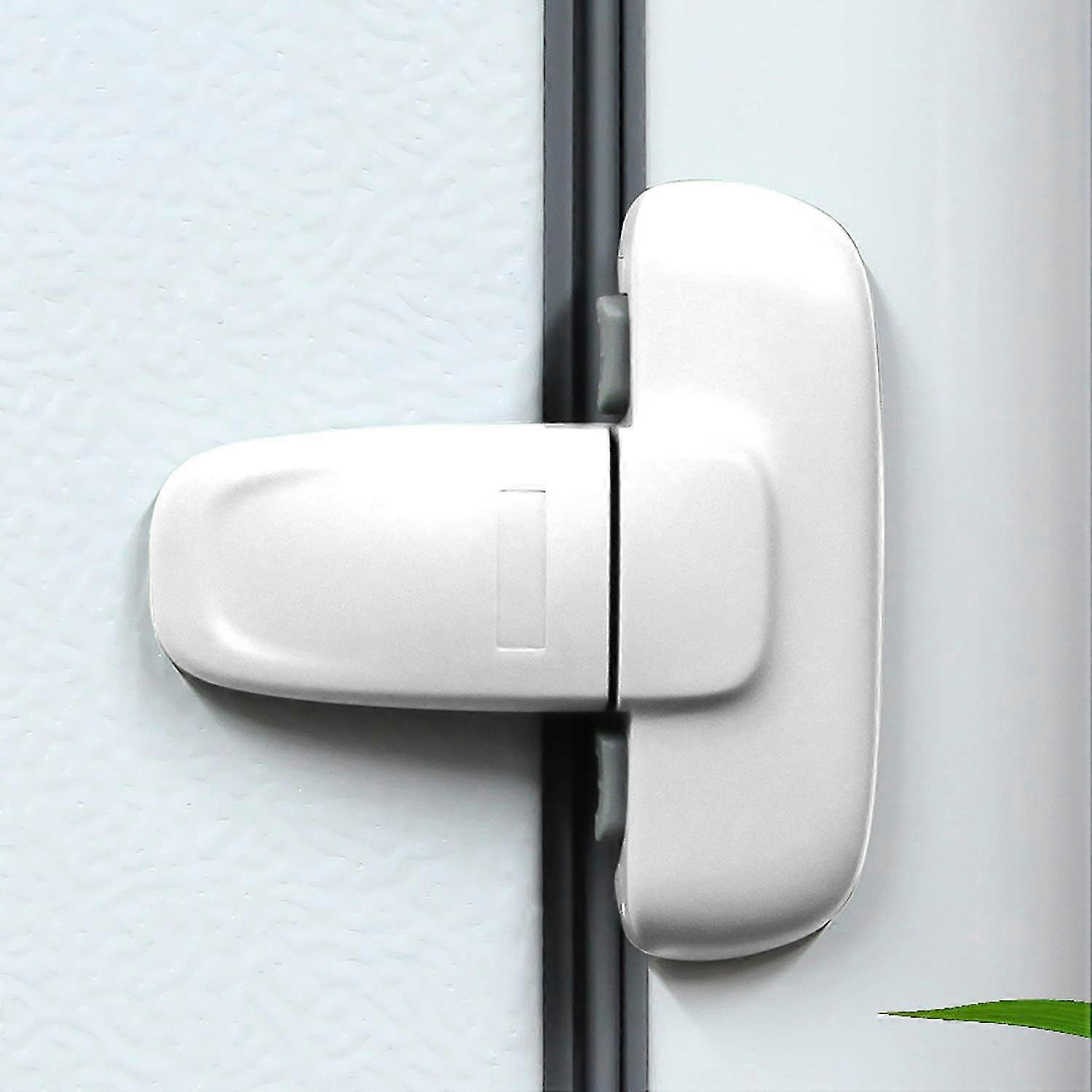 Sunrain Home Refrigerator Fridge Freezer Door Lock, Latch Catch Toddler Kids Child Fridge Locks Ba