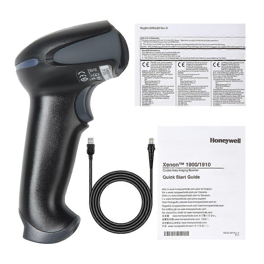 Xenon 1900GHD-2USB High Density 2D Barcode Scanner Code Reader with USB Cable
