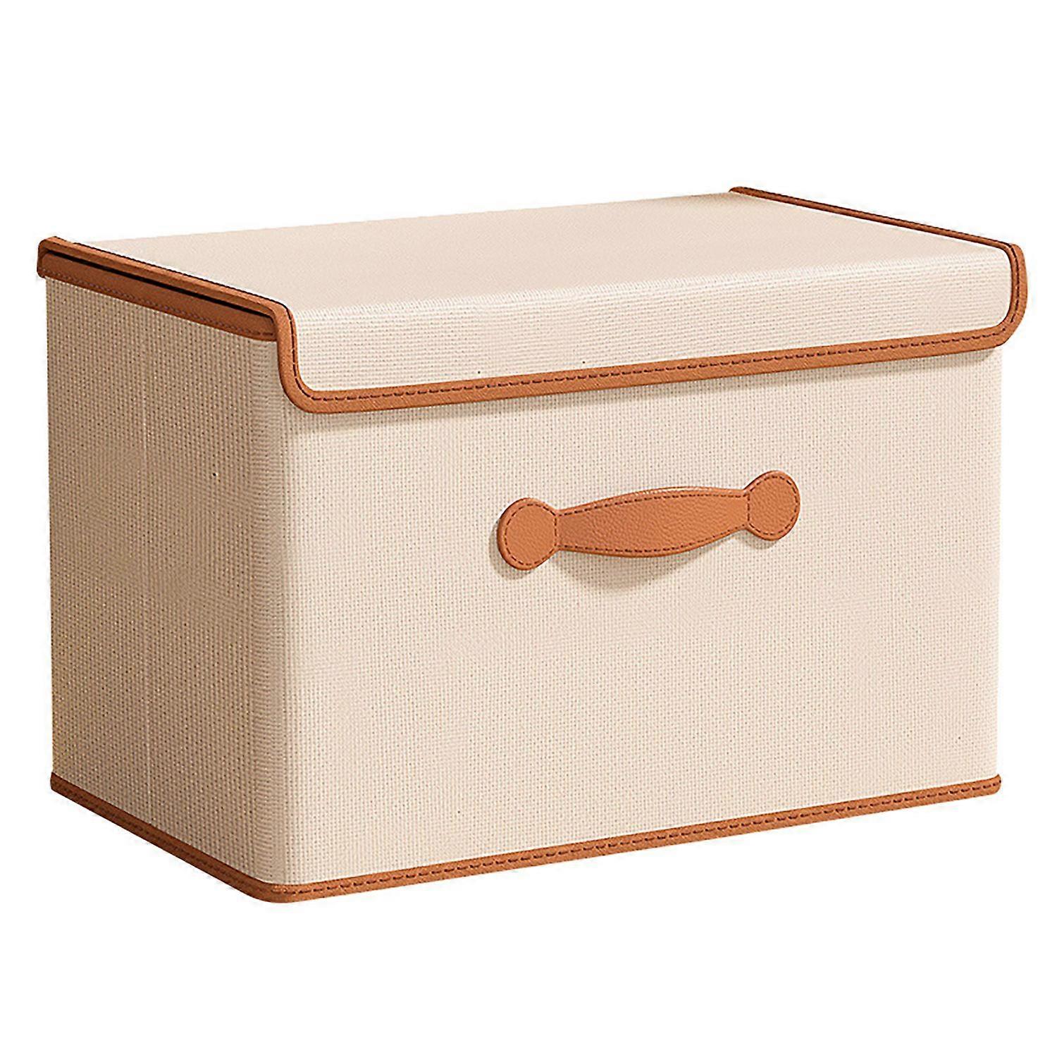 Clothes Storage Box Large Capacity with Handle And Lid Dustproof Moisture-proof Foldable Great Load