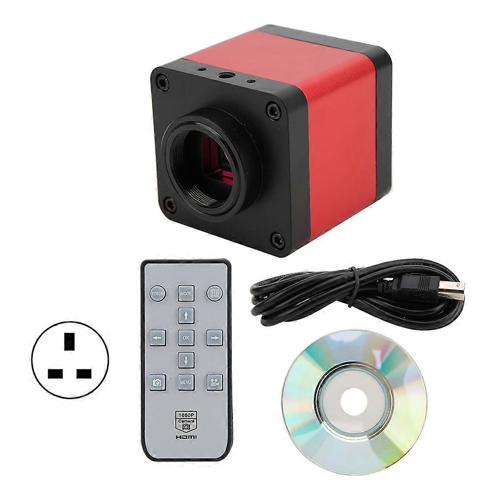 48MP 1080P 60FPS USB Microscopio Industriale Fotocamera Lenti d'ingrandimento per saldatura PhoneUK Plug 100-24