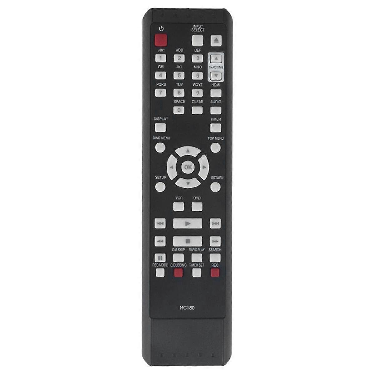 NC180 Remote Control for DVD VCR NC180UH ZV427FX4 ZV427FX4A Recorder
