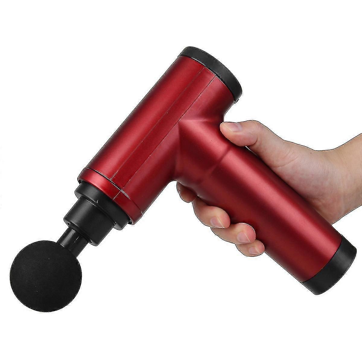 Electric Massa Gun 4 Percuss Massar Deep Tissue Therapy Red