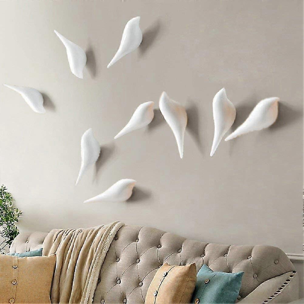 Rustic Wooden Wall Hook In The Shape Of A Bird - 2 Pieces