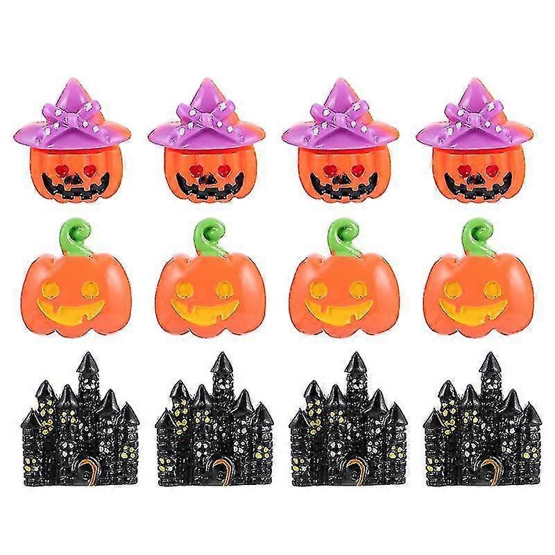 30pcs Flatback Craft for Halloween Decorations - Spooky Embellishments for DIY Projects