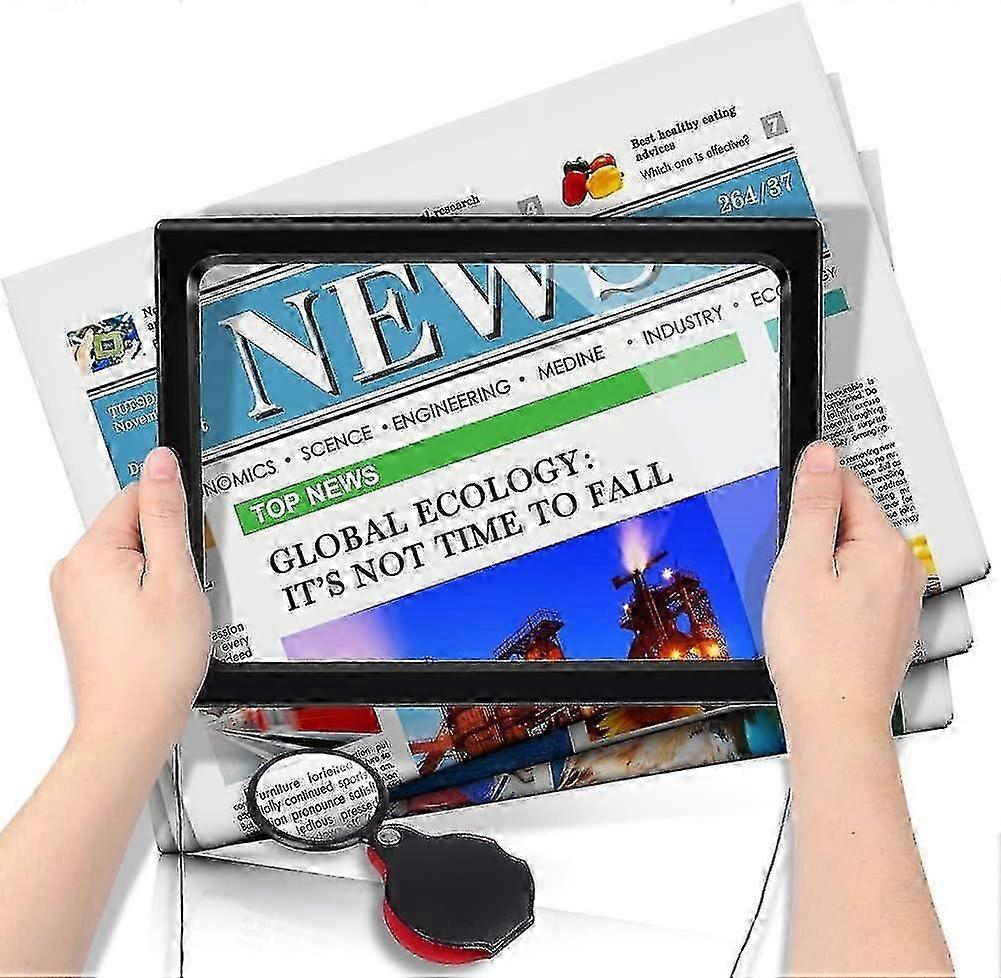 Reading Magnifiers Magnifier With Light, 3x Magnification Reading Magnifiers