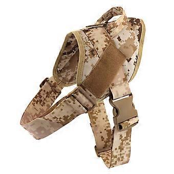 Tacticals Dog Harness Vest with Handle Military Dog Harness for Large Medium Dogs No-Pull Service Dog Vest with Hook  Yellow S