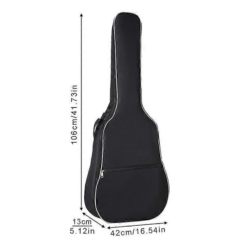 41 Inch 5 Color Acoustic Guitar Double Straps Guitar Soft Case Gig Bag Waterproof Backpack