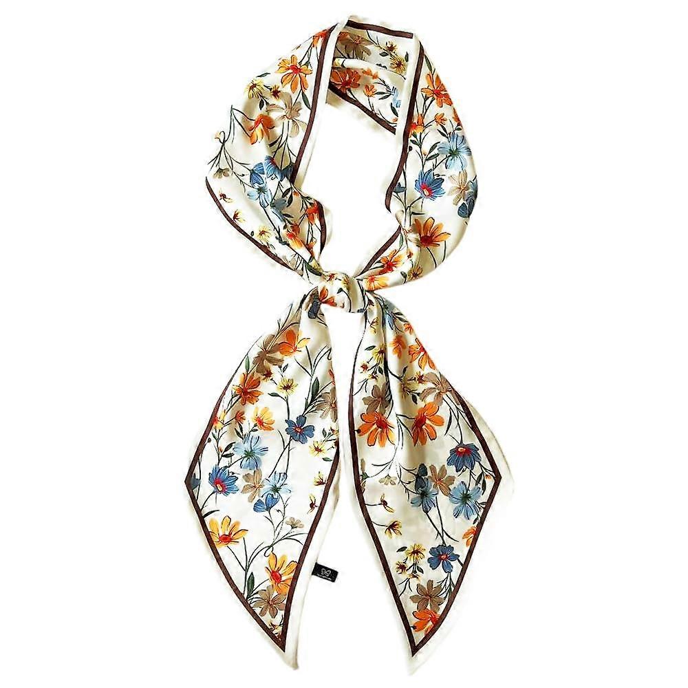 Silk Head Scarf for Hair - Lightweight Fashion Headwrap for Women, Soft Neck Tie in Various Colors and Styles