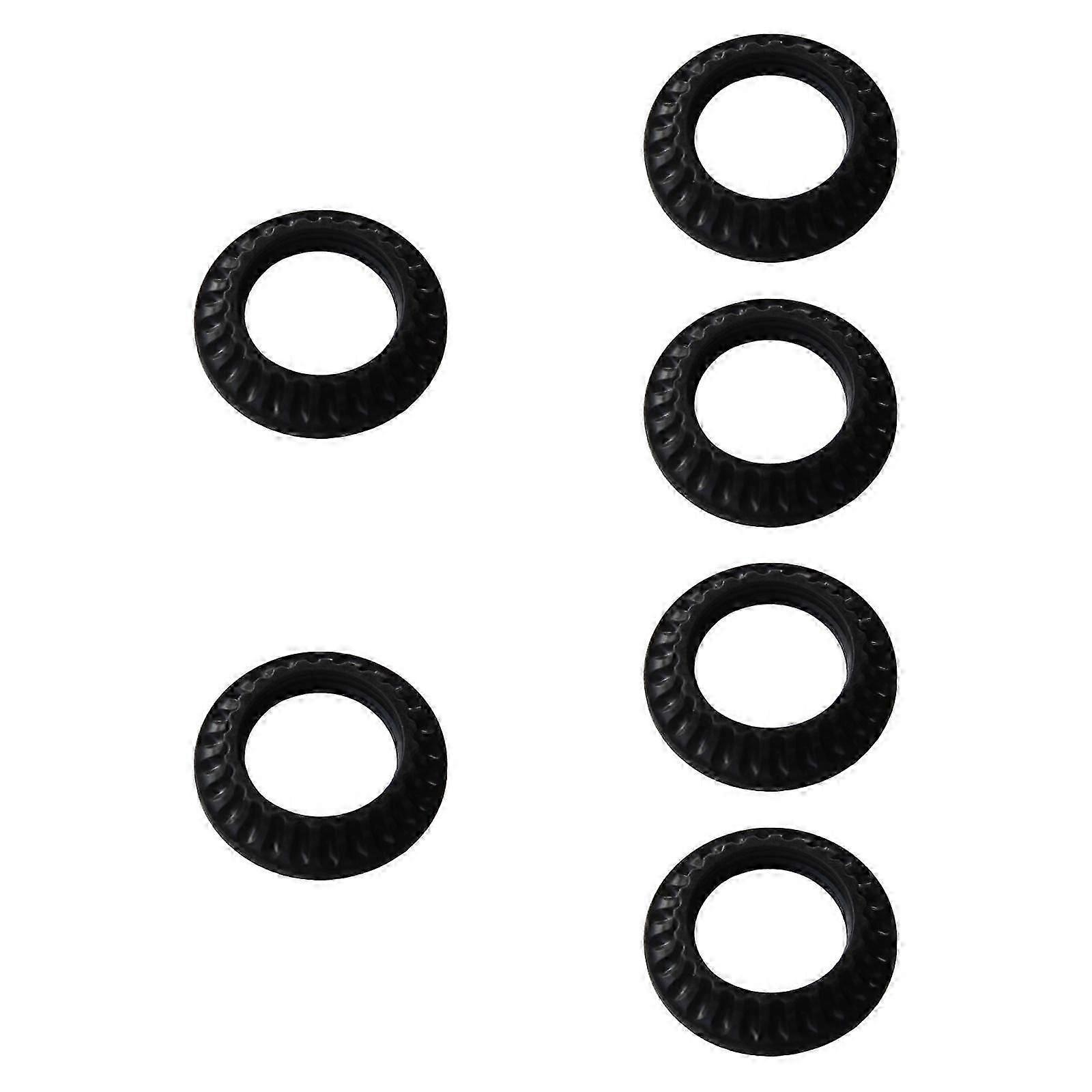 6x E26 Light Socket Rings Lamp Shade Collar Rings for Medium Base E26 Socket