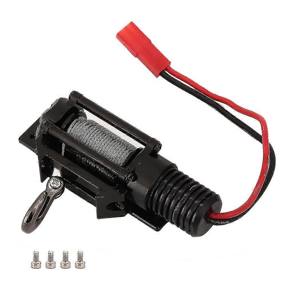 Full Cnc Metal Rc Winch Spare Upgrade Parts Accessories For 1/10 Scx10 Axial Crawler D90black Fz0019bl
