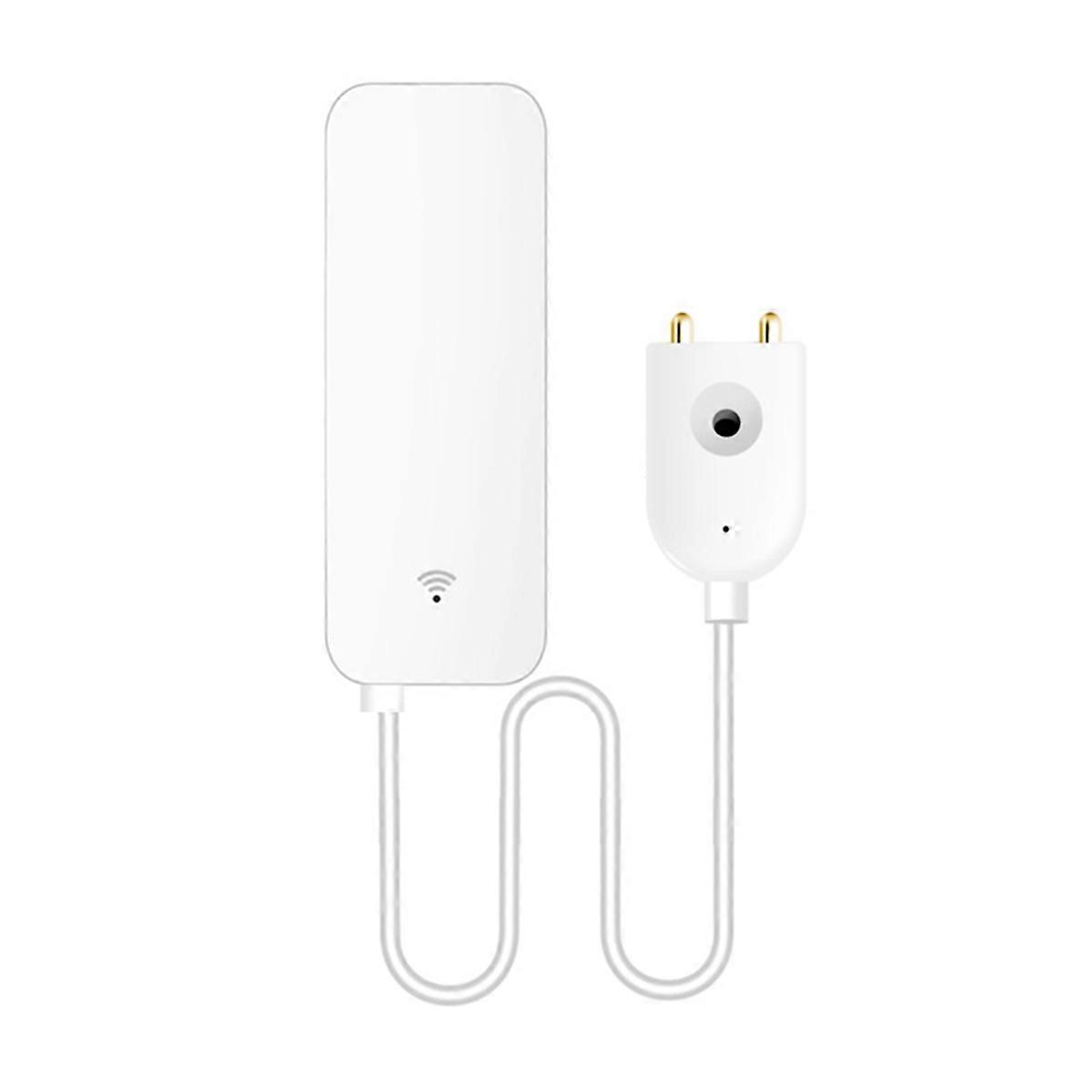 Tuya Zigbee Smart Water Leak Sensor Water Overflow Level Detector Security Alarm System Flood Leakage Sensor