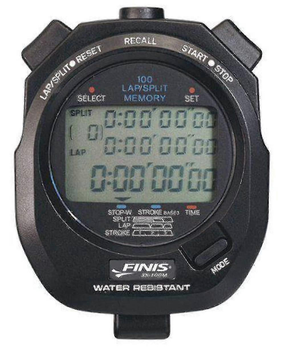 Stopwatch 3x-100m Memory Black