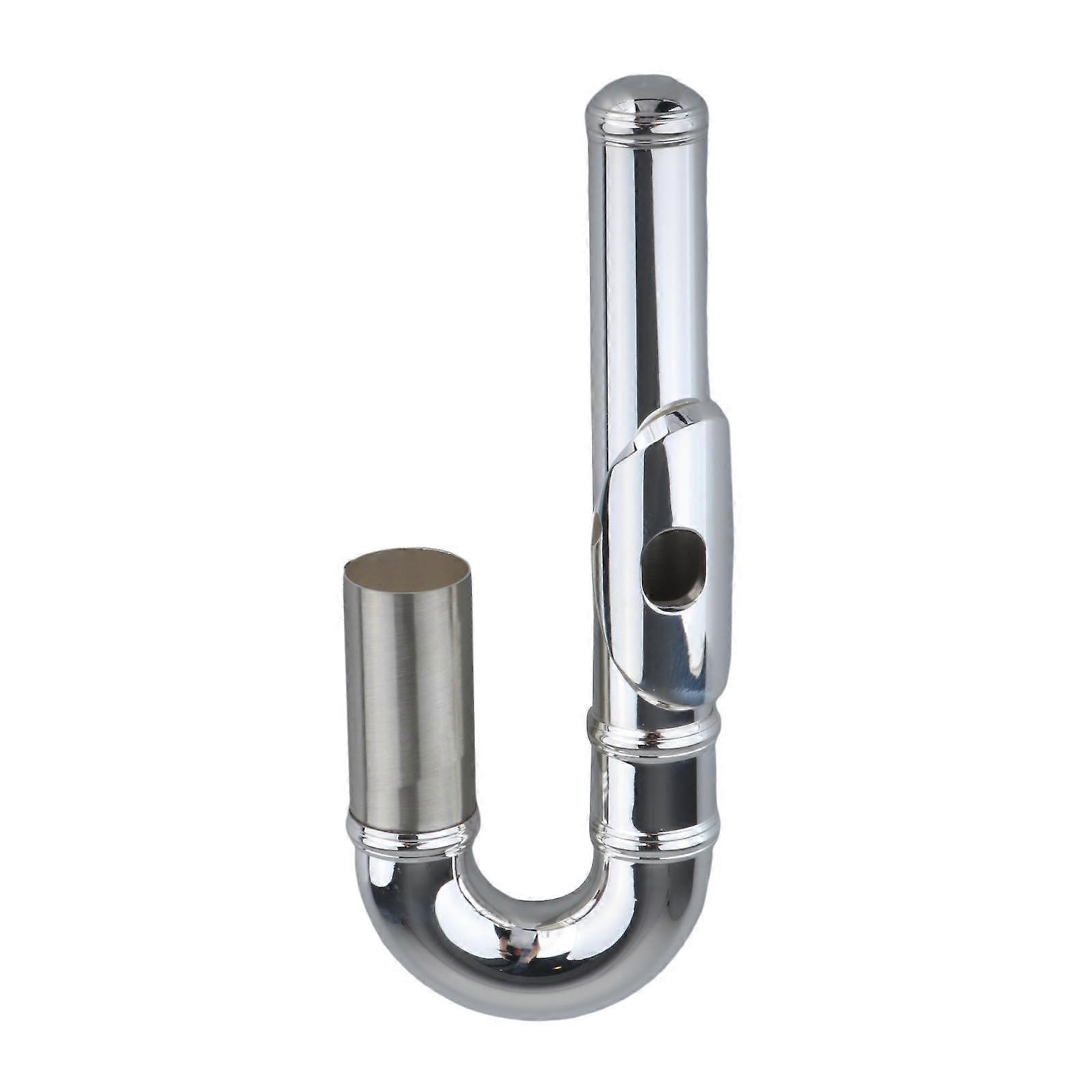 Curved Head Flute Head Joint Accessories Durable Sturdy for Orchestra Band