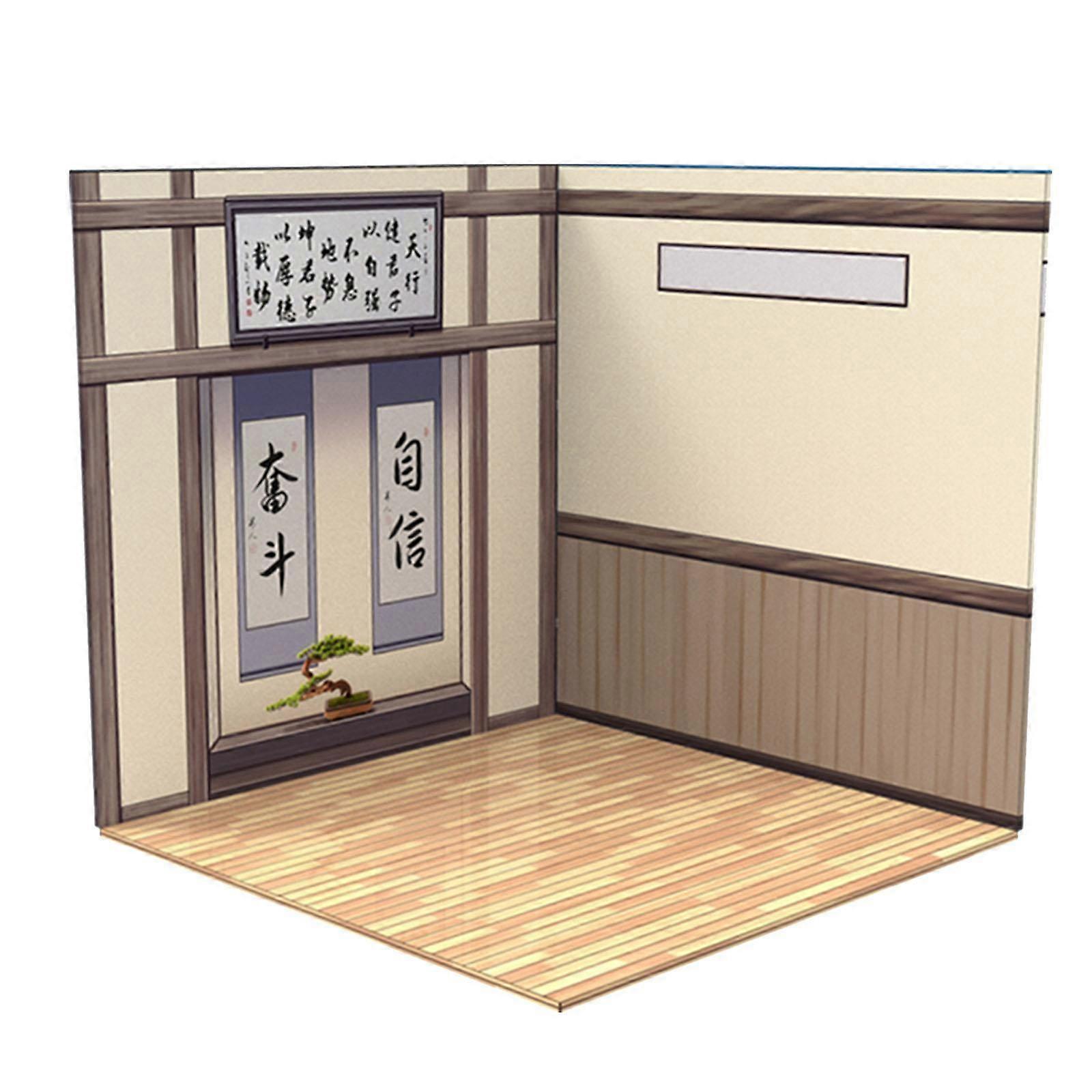 1:6 Backdrop Scene Organizer Vehicle Model Showcase, Display Photo Board Diorama