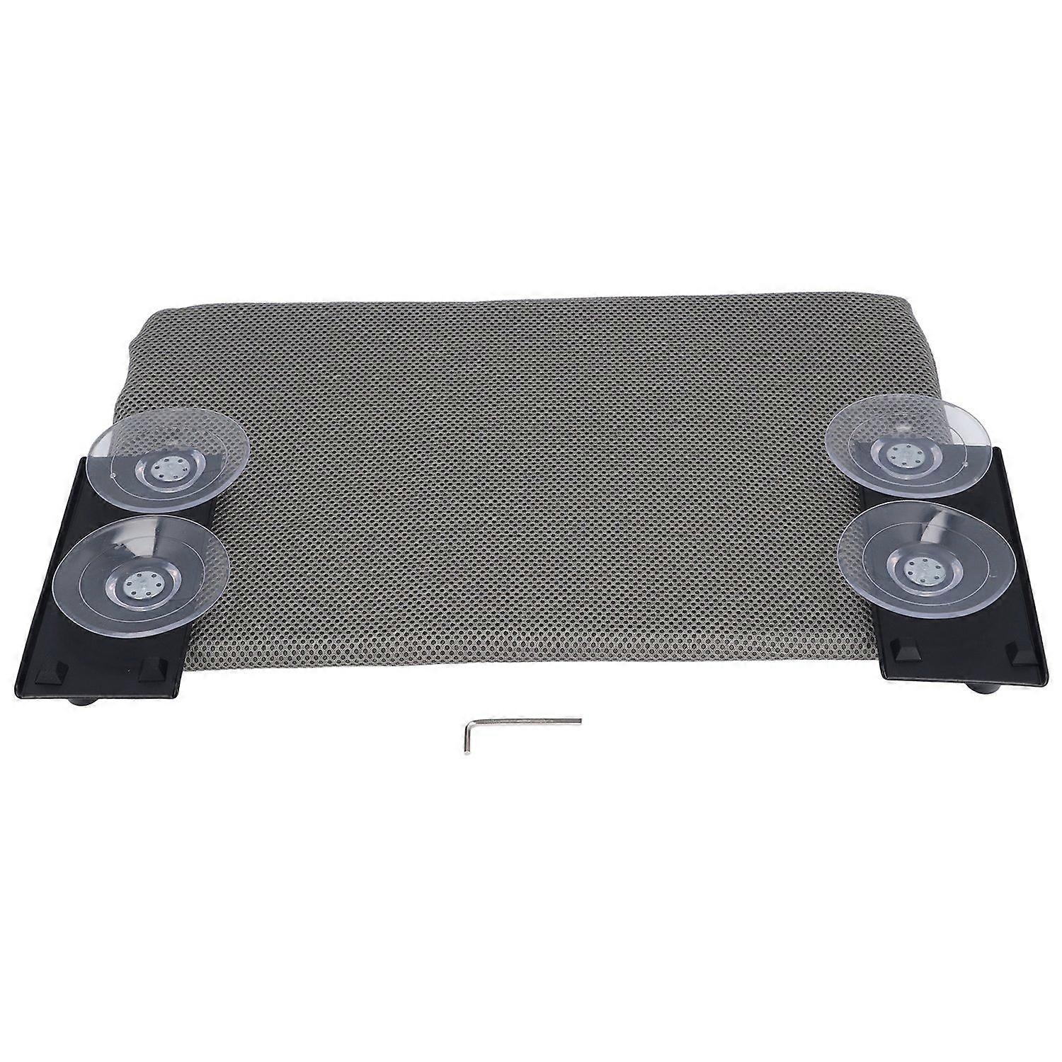 Cat Window Perch Foldable Window Hammock with Stainless Steel Frame Strong Suction Cup Mount Cat Bed