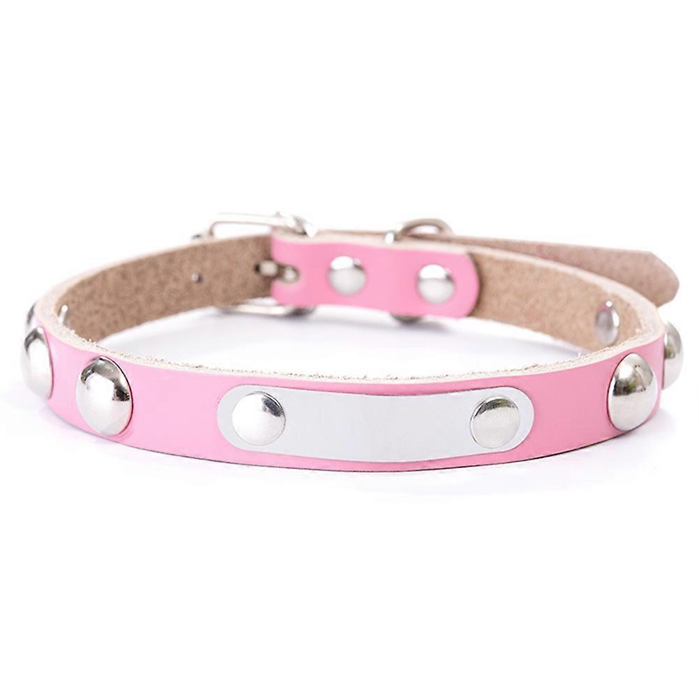 PU Leather Adjustable Collar for Dogs and Puppies