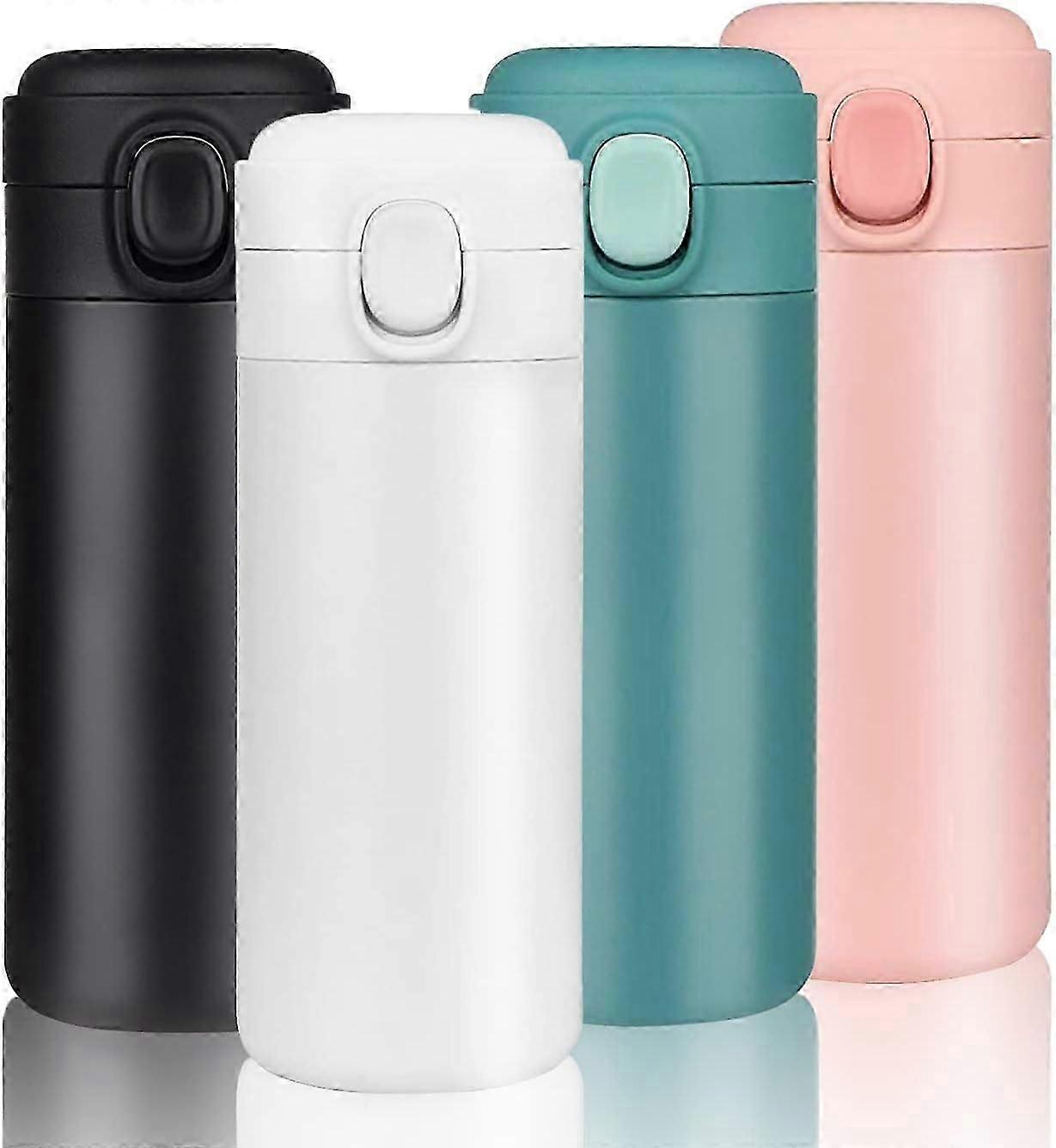 450ML rejsekrus Genanvendelig kaffekop isoleret termisk krus rustfrit stål lækagesikker kolbeglas til varme kolde drikke