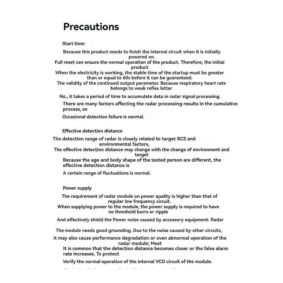 LD6002H 60G Radar Module Breathing and Heartbeat Detection Radar Module Non-Contact Intelligent Monitoring Module