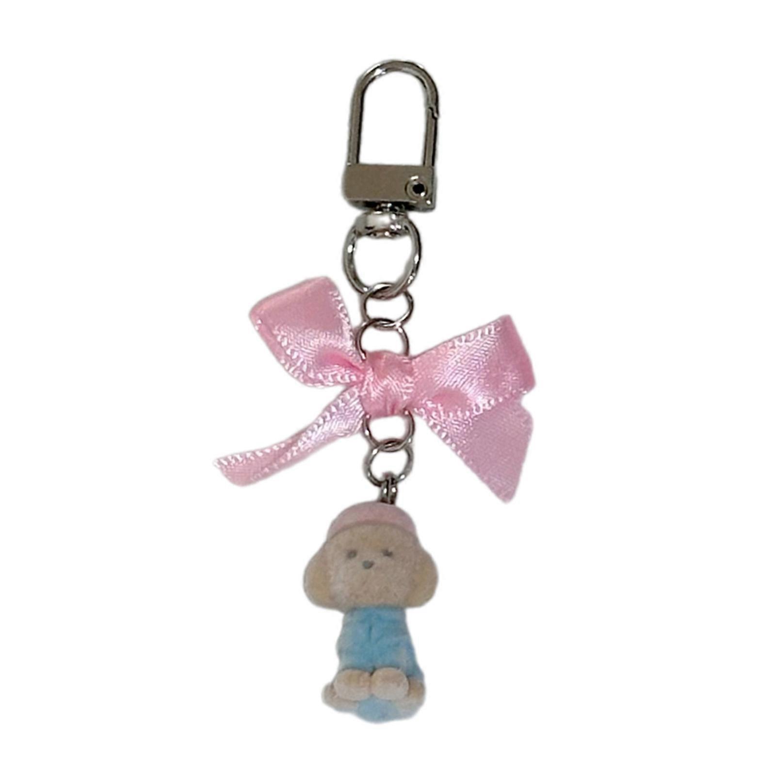 Soft Cat Keyring Fun Cat Charm Cute Phone Charm Keychain Pendant Accessory for Phones Earphones and Keychains