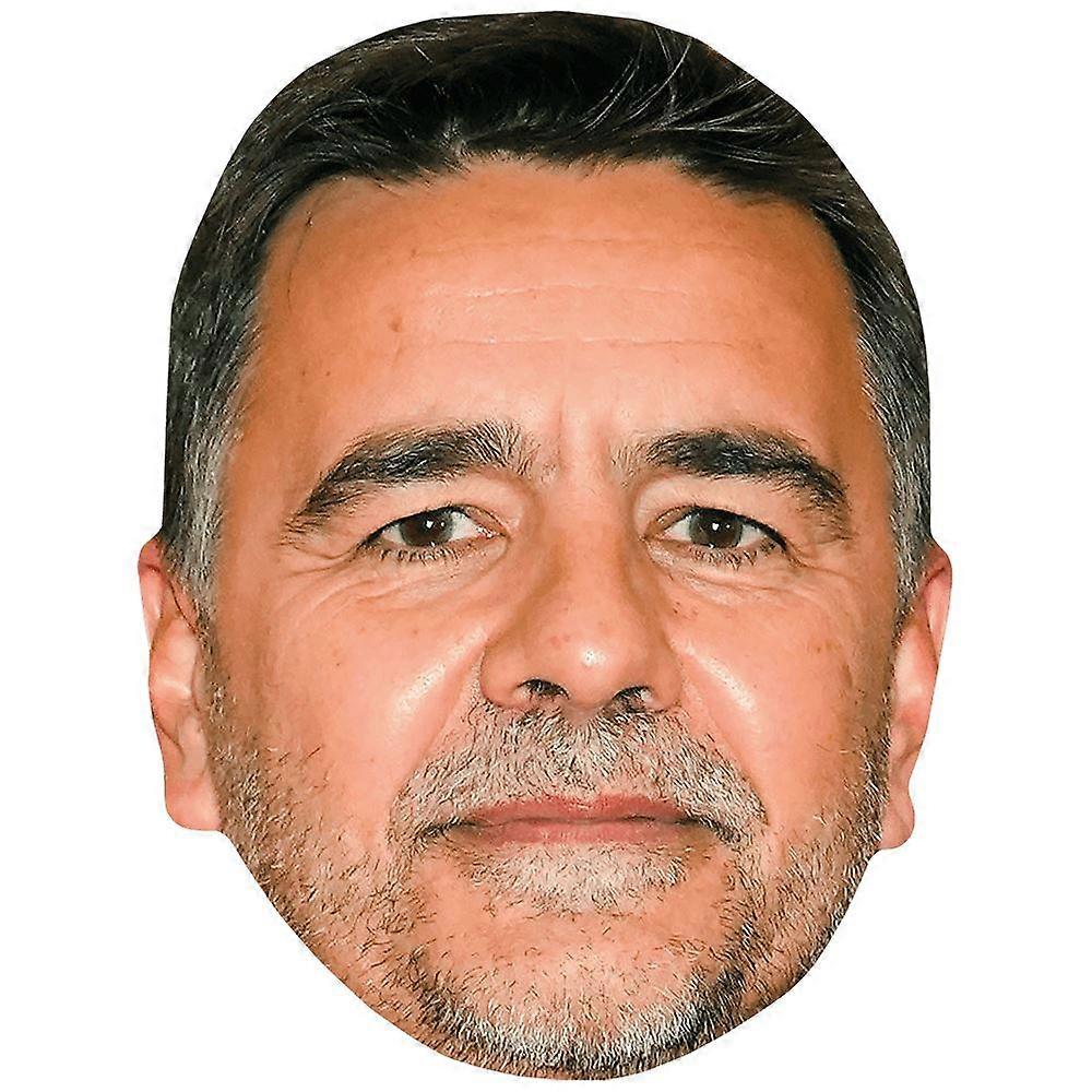 Laurent Garnier (Stubble) Big Head. Larger than life mask.