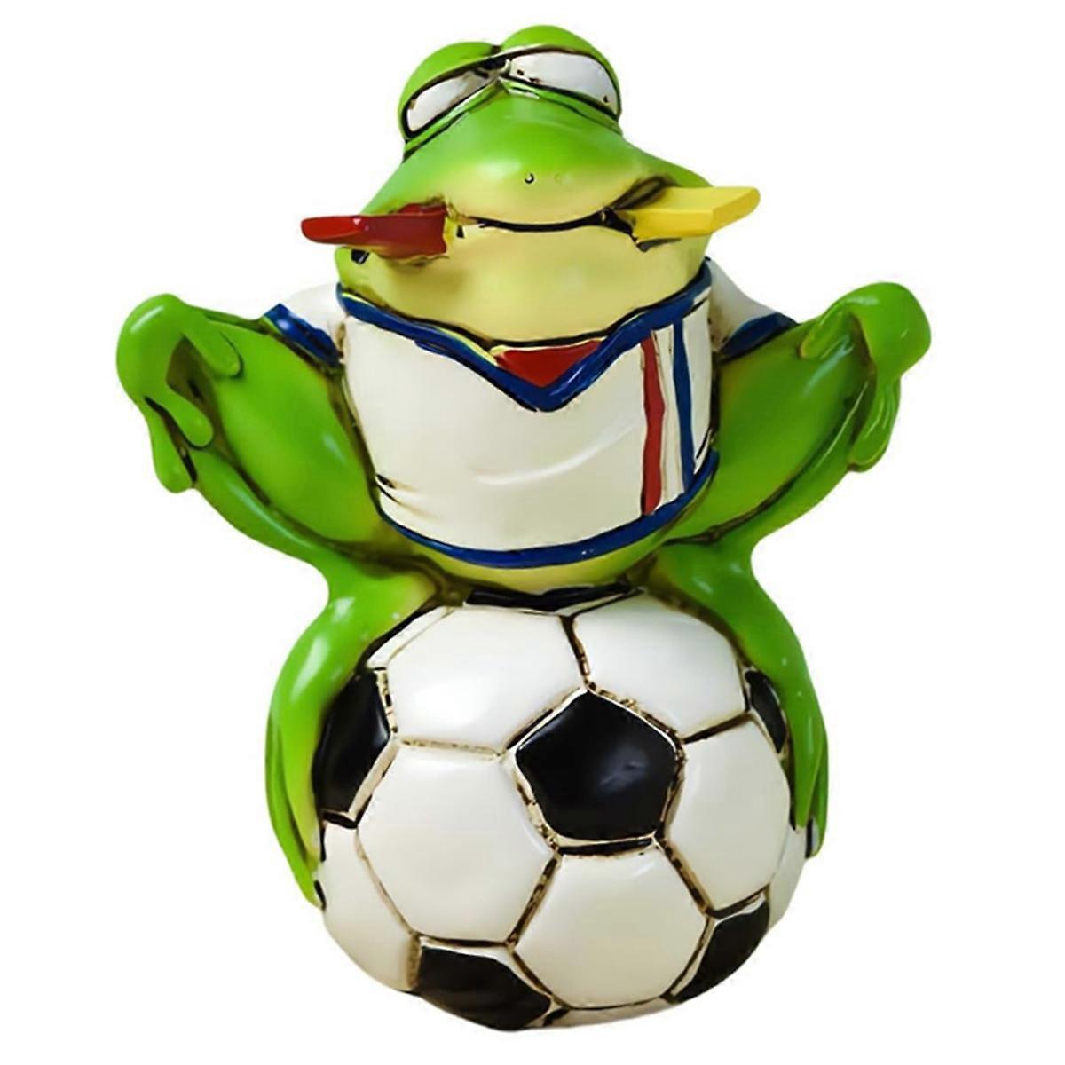 Frog Stuff Figurines,Frog Basketball Player Gift,Unique Frog Statue F