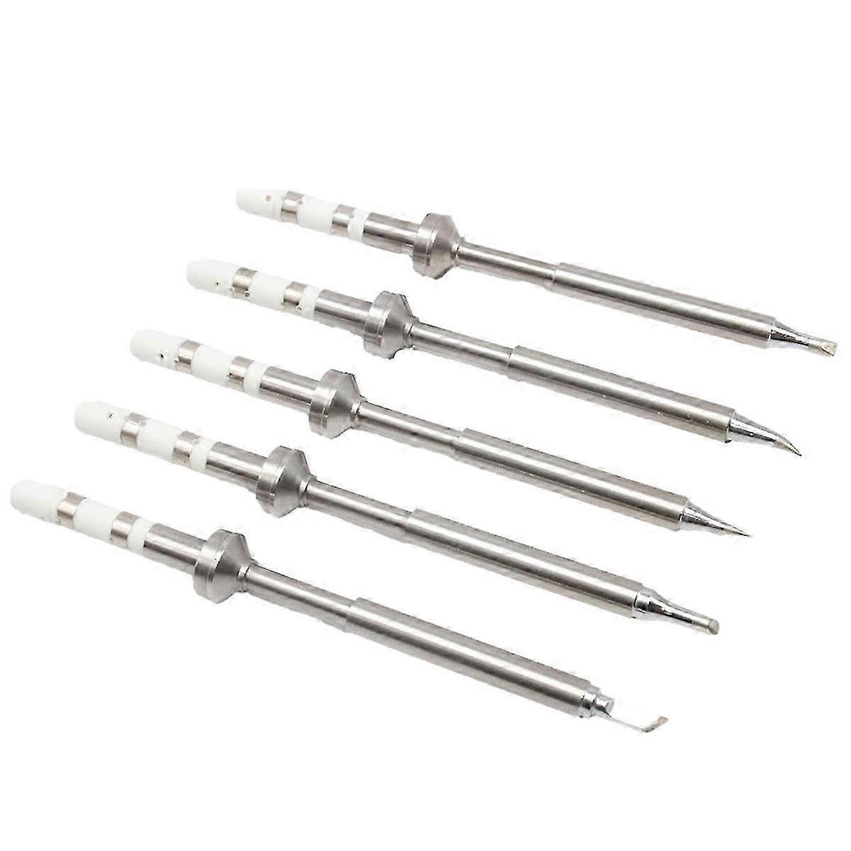 5PCS Soldering Iron Tips,TS100 Series Rapid Heating Replacement Tip