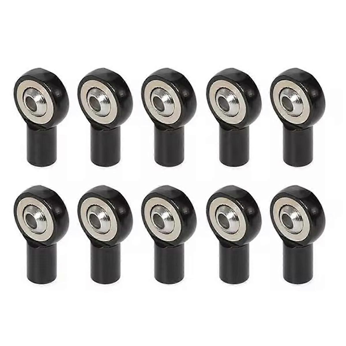 10pcs M2.5 Link Rod Joint Ball End Holder for RC Model Car Black