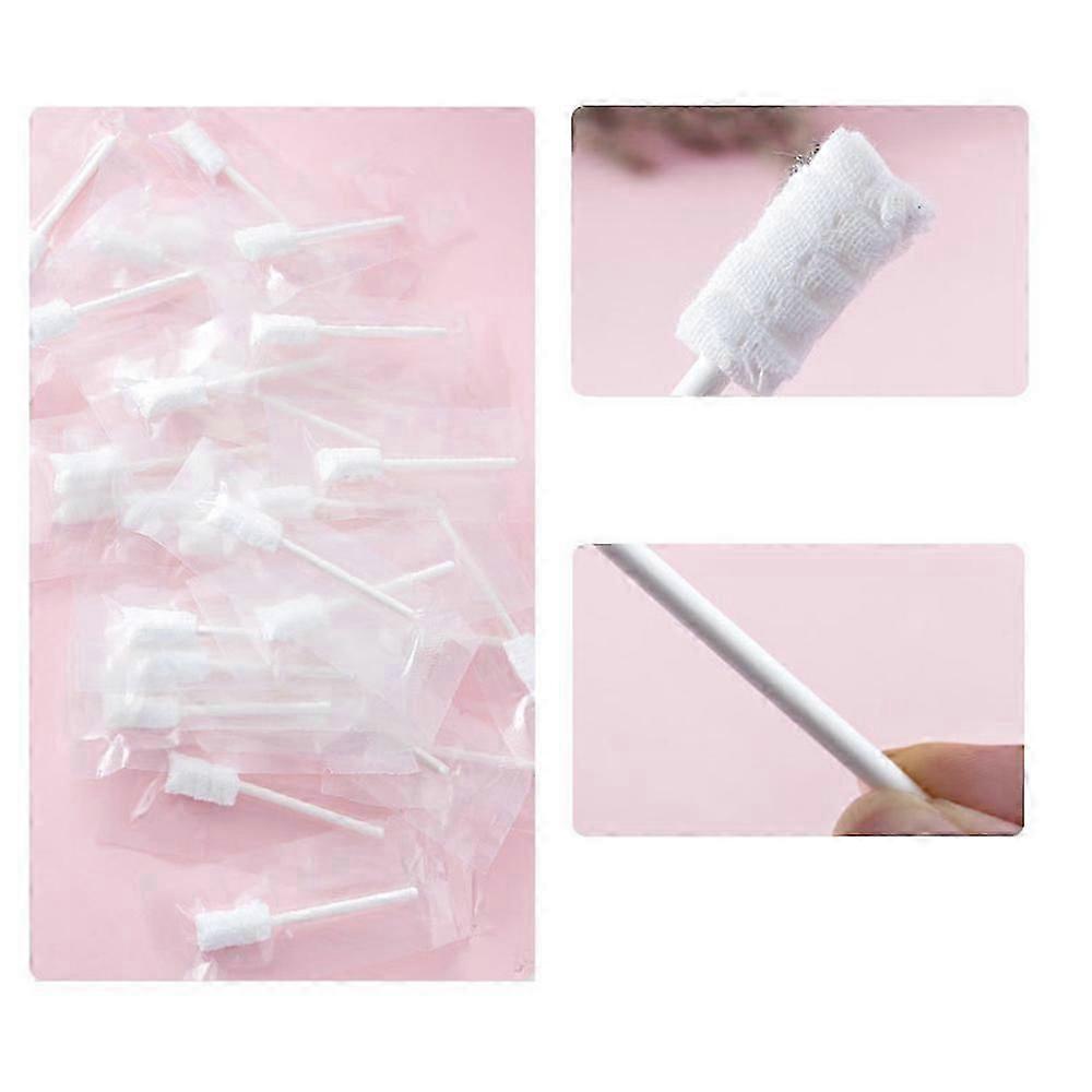 30個ベビータンクリーナー使い捨てガーゼ歯ブラシペーパーロッド幼児口腔洗浄スティックデンタルケア;30Pcsベビータンクリーナー使い捨てガーゼトゥート