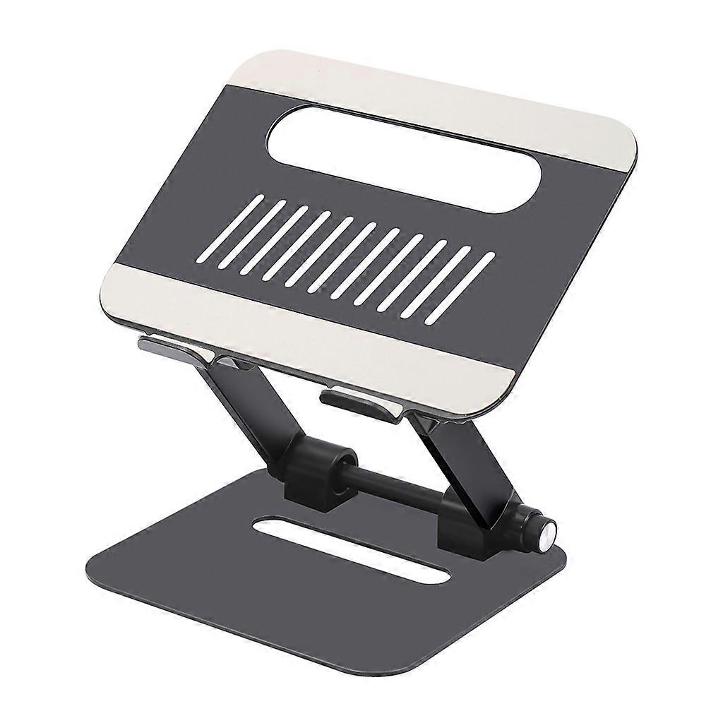 Boneruy Laptop Stand Riser Cooling Bracket Computer Holder Heat Dissipation Aluminum Alloly PC Adjustable Cooler  black