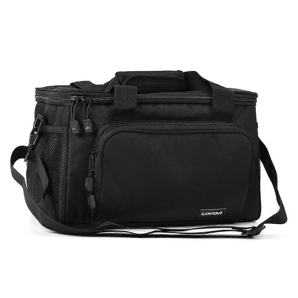 Multifunction Canvas Fishing Bag for Bait Storage and Reel Organizer 14.29x18.7in Waterproof Durable Design