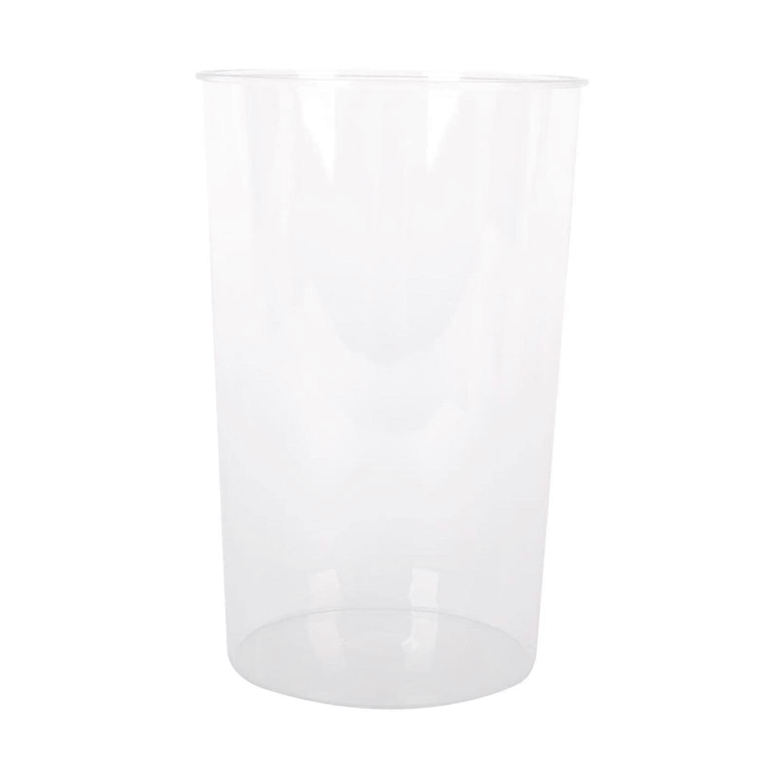 Clear Transparent Flower Vase Large Size for Office and Bedroom Decor - Modern Glass Design, Elegant Home Accent