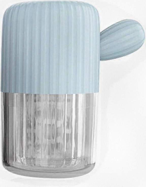 Portable Lens Cleaning Device - Compact Washer with Drawstring for Daily Lens Maintenance