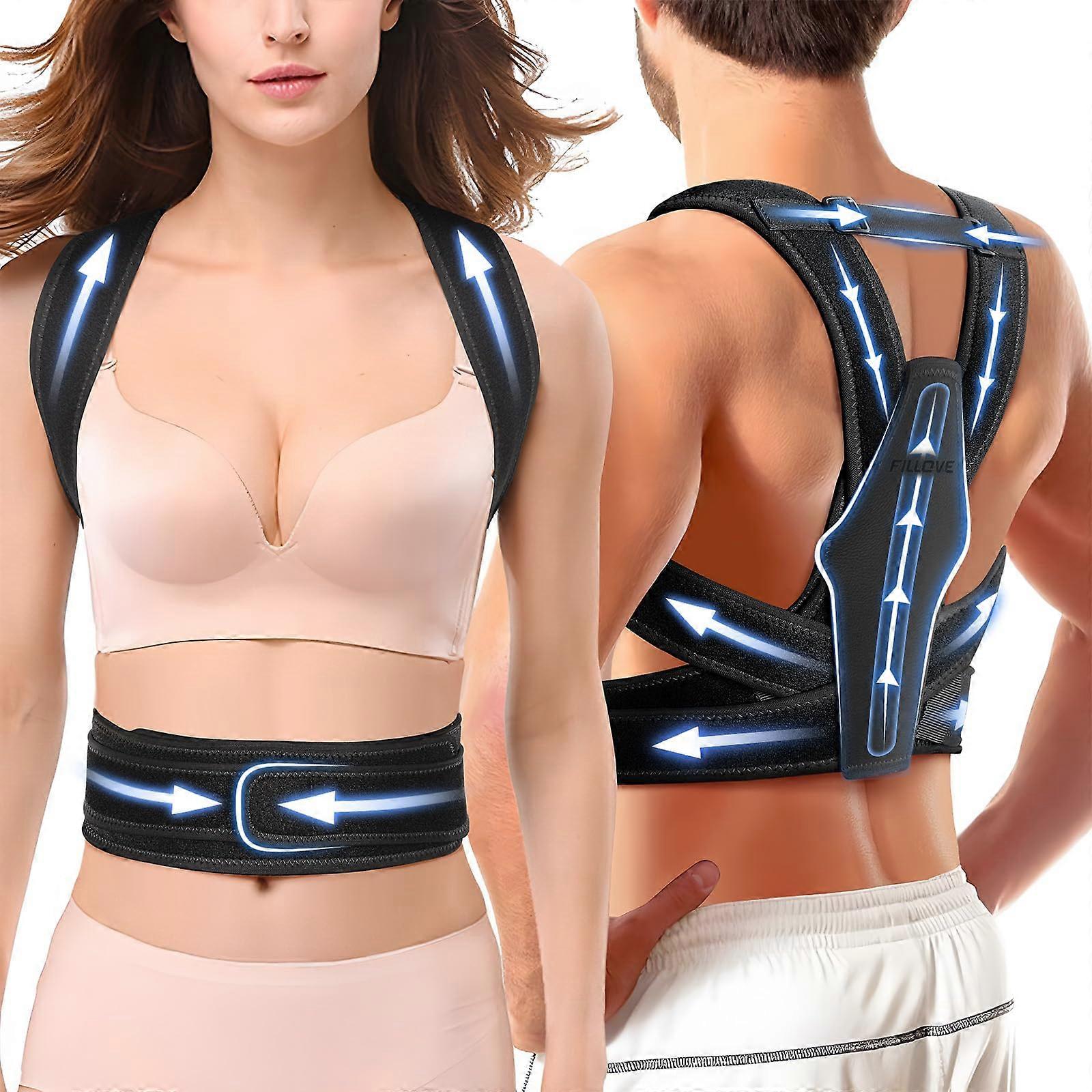 Posture Corrector with Magnetic Therapy for Neck Pain Relief Fully Adjustable Lightweight Comfortable Fit for All Sizes