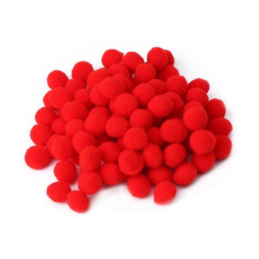 100Pcs Multi Purpose Pom Poms Round Balls Craft Making Tools DIY Decorations New