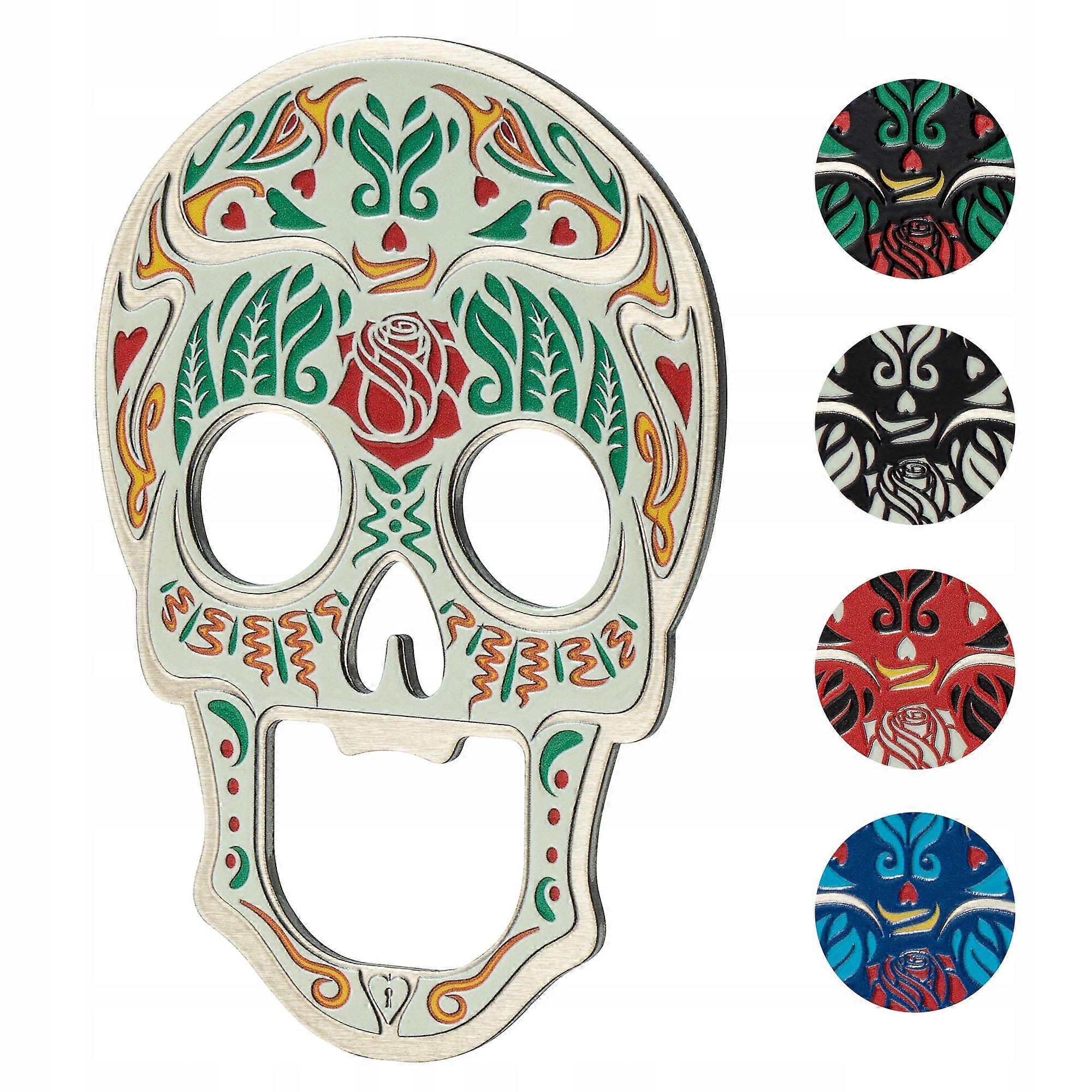KADAX Pullonavaaja Olutpullokapselit Skull Metal