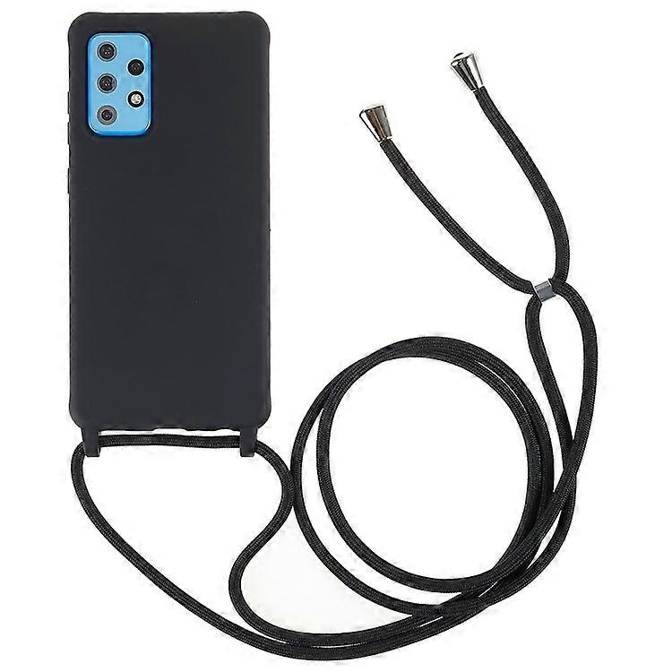 Compatible For Samsung Galaxy A33 5G Soft Frosted TPU Ultra-Slim Stylish Protective Cover with Adjustable Lanyard