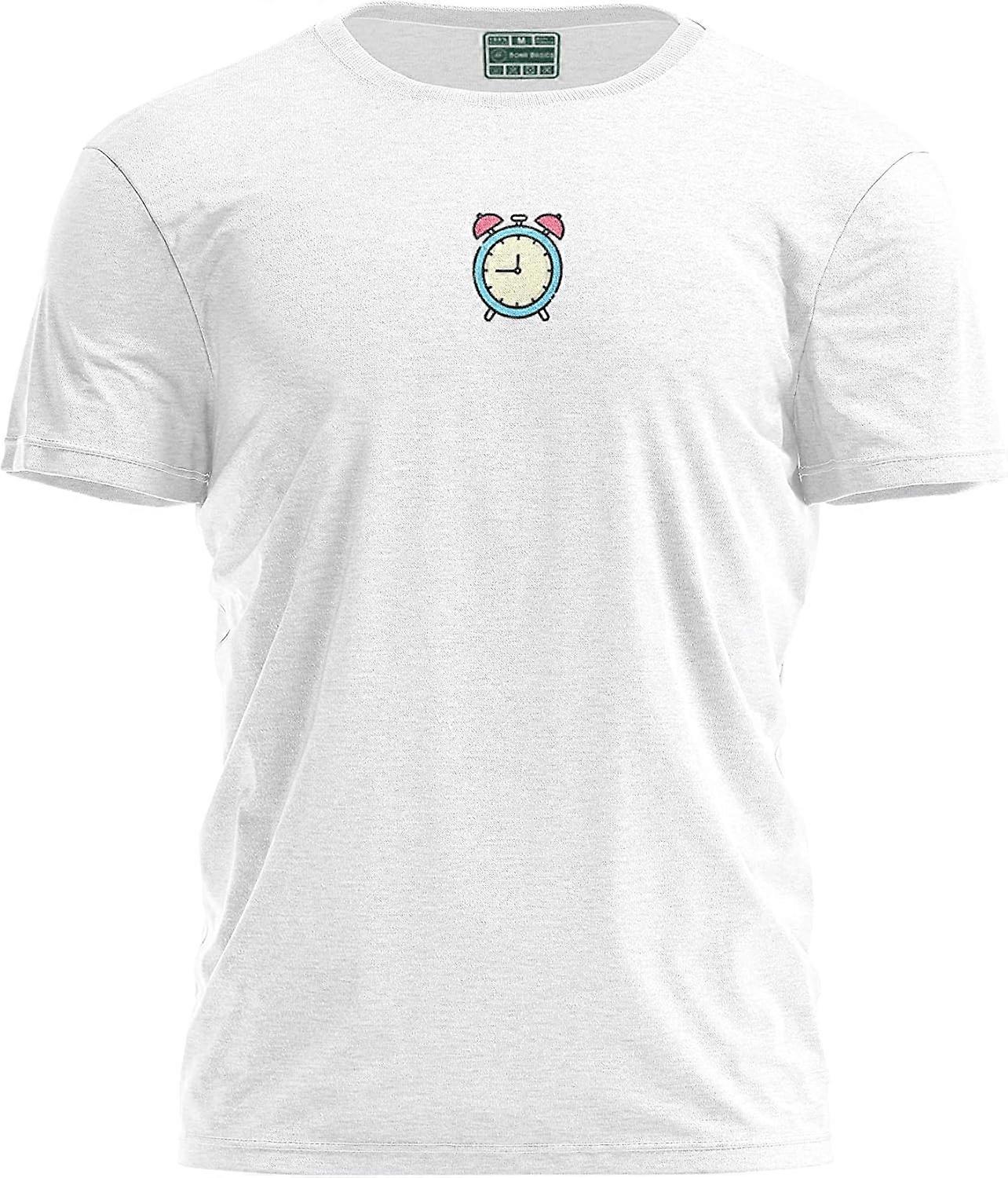 YC-Pure White 100% Cotton T-shirt: The Quintessential Basic