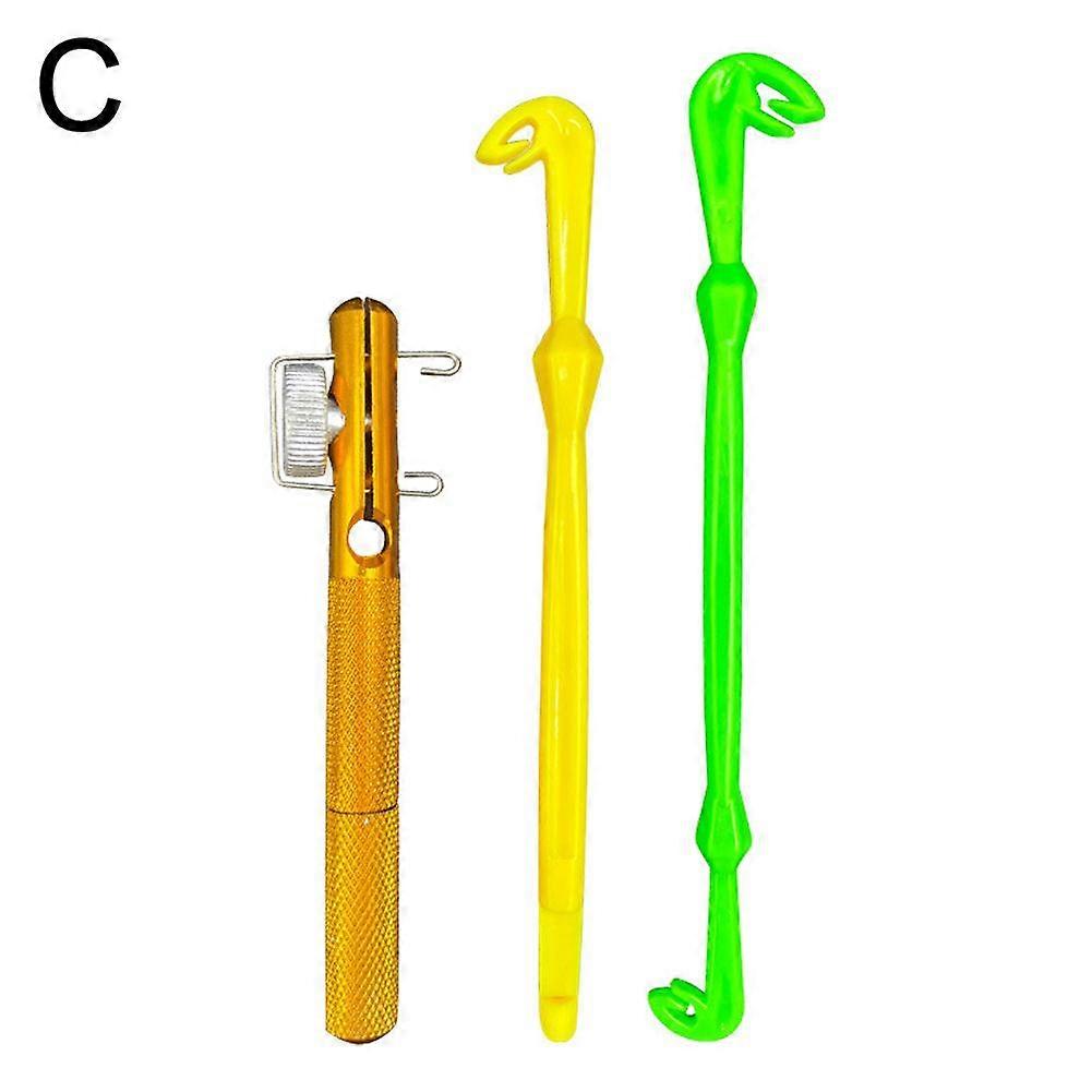 Koukku- ja siimasolmut, kaksipäiset neulasolmut