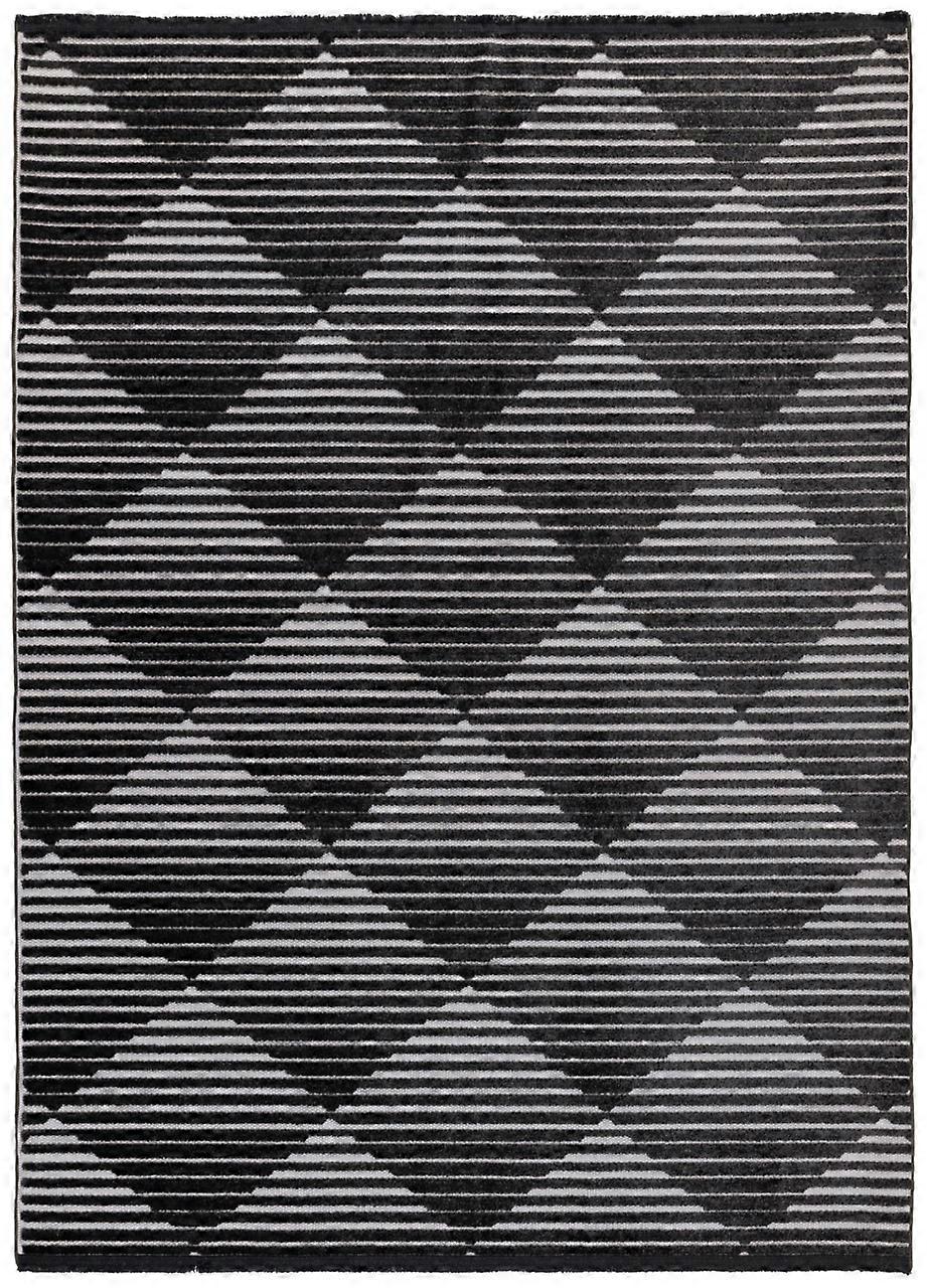 Vloerkleed Concept Looms Jazz Grey Jaz09 - Zwart, Grijs