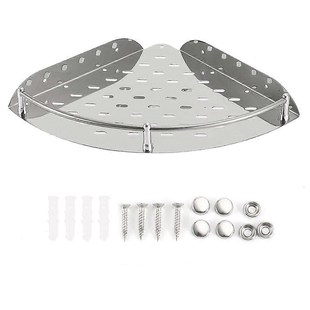 304 Stainless Steel Bathroom Corner Rack Triangle Shower Shelf