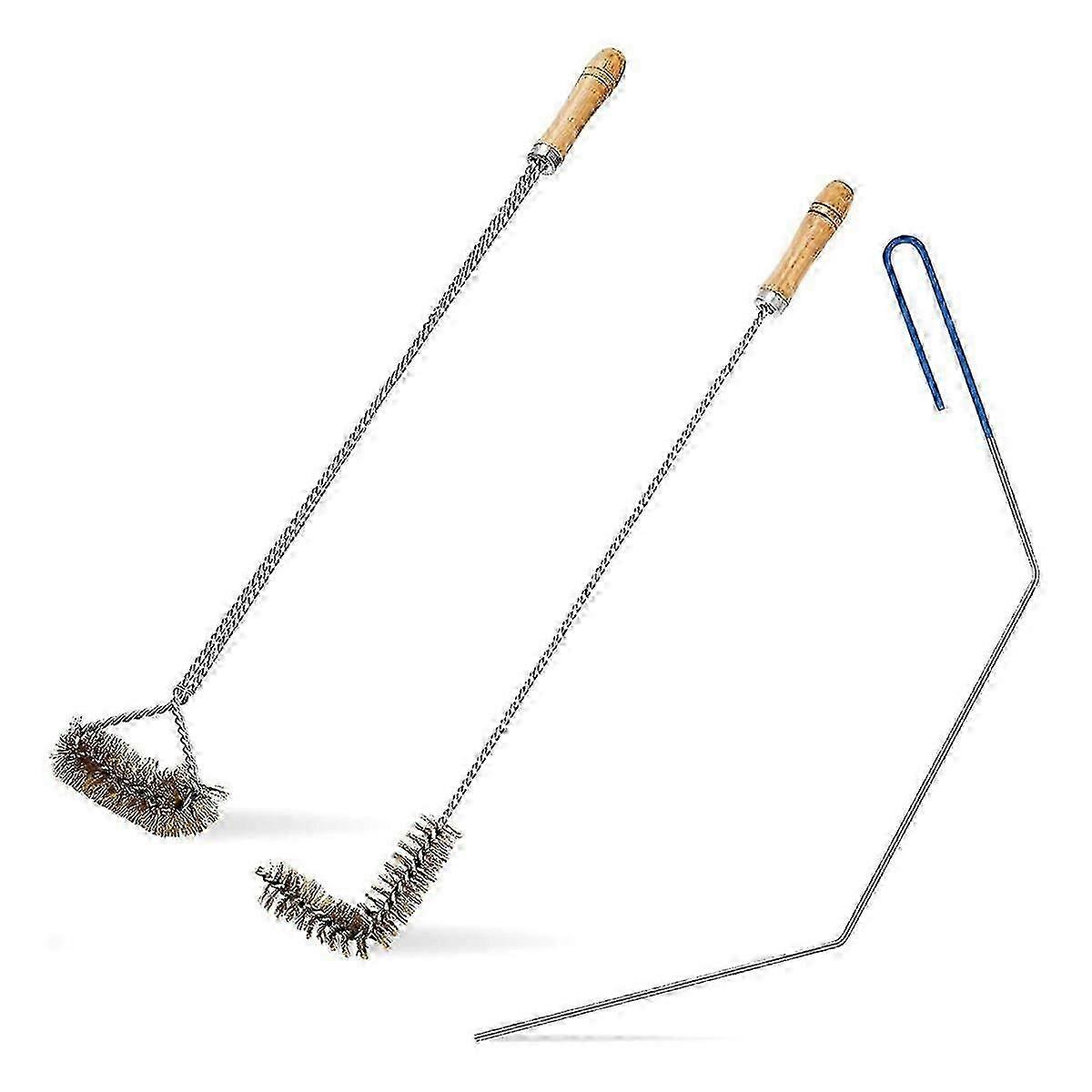 3 outils de nettoyage de friteuse, outils de nettoyage de friteuse en acier inoxydable, brosse de friteuse à panier, outils de brosse de nettoyage de friteuse à air